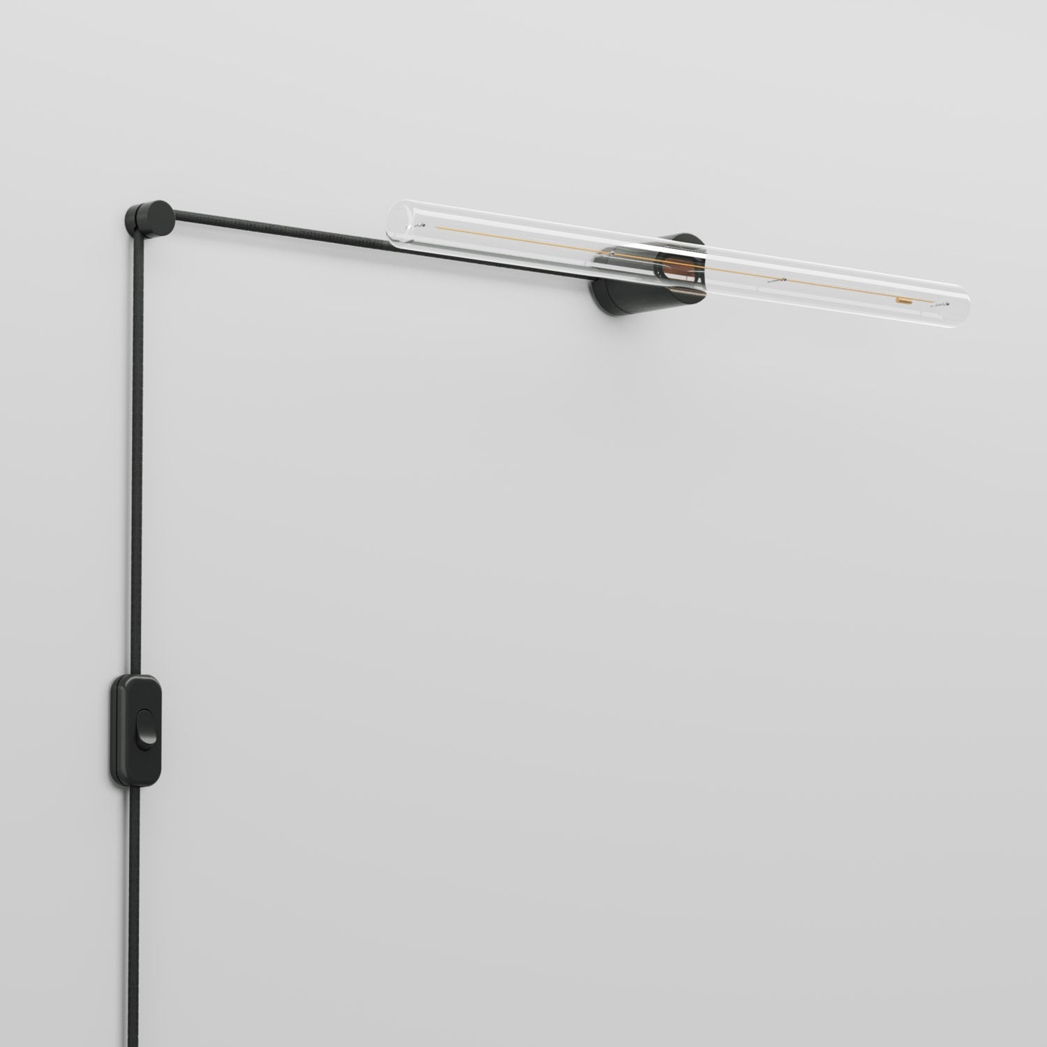 Spostaluce Esse14 Plug-in Light with S14d Socket - Black