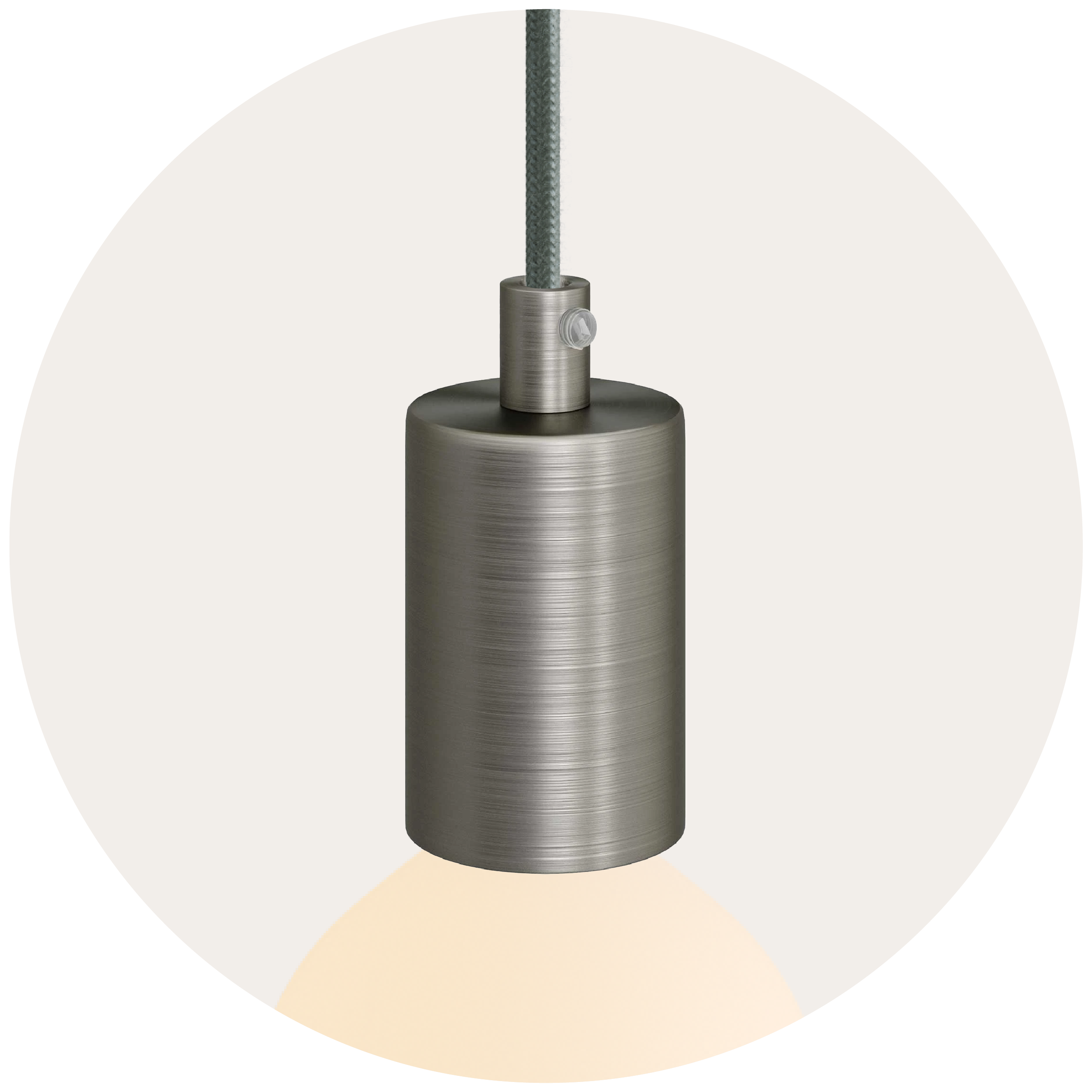 Portalampada per lampadina a vista